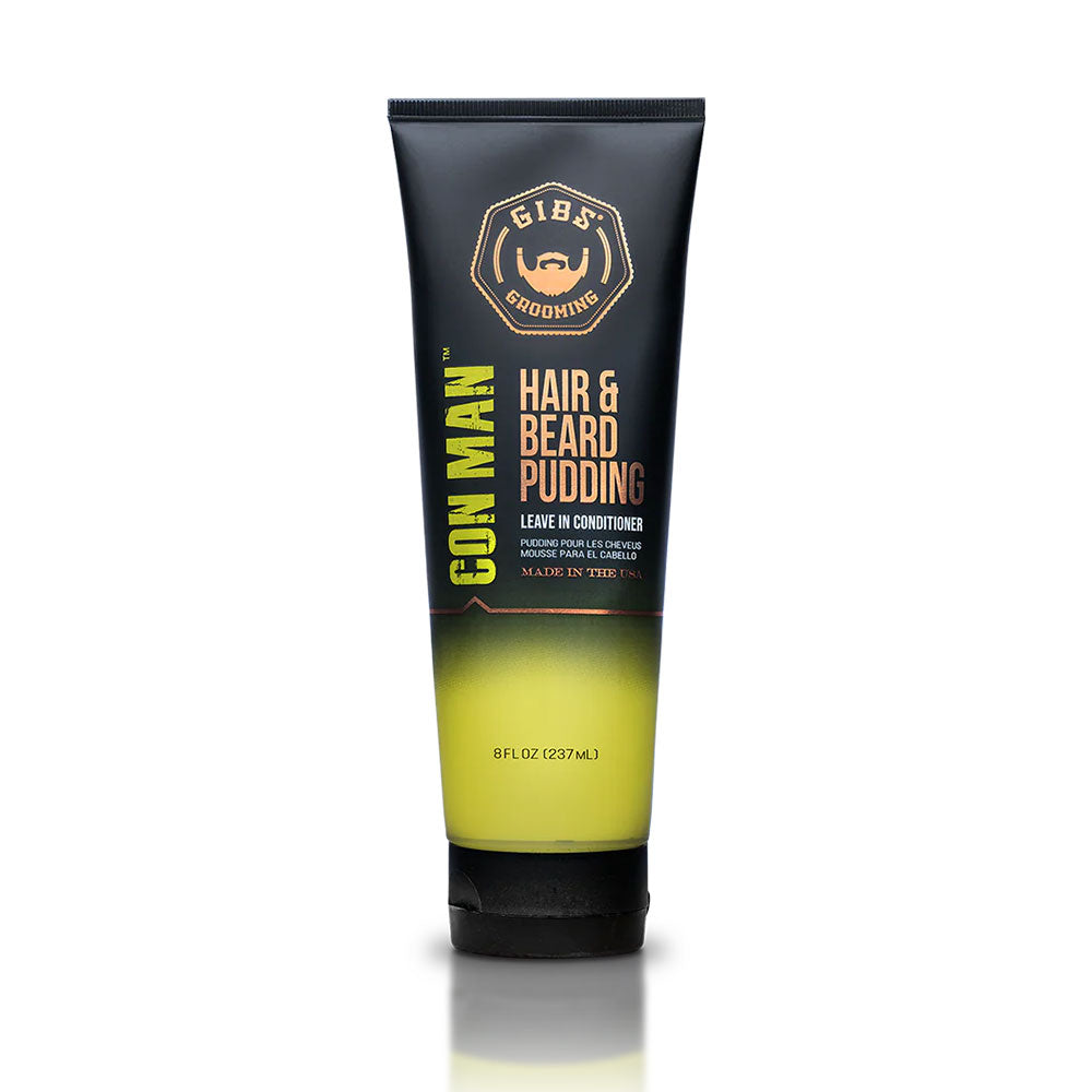 Gibs Grooming Con Man Hair & Beard Pudding 8oz