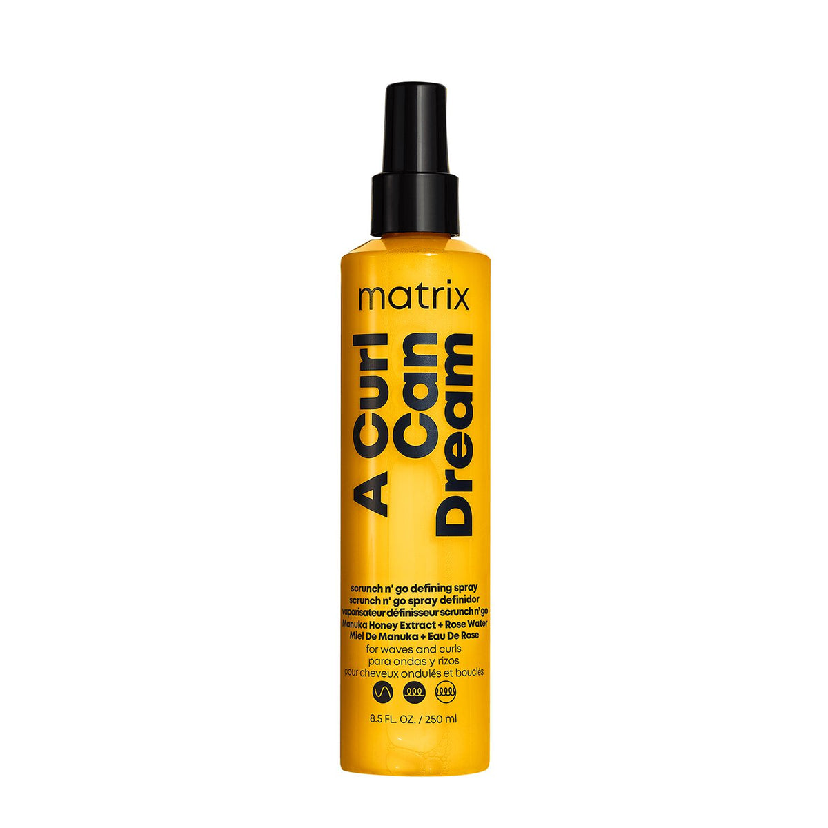 Matrix A Curl Can Dream Scrunch N' Go Defining Spray For Waves and Curls 8.5 oz